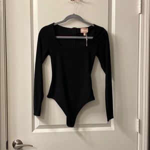 Black Show Me Your Mumu Bodysuit